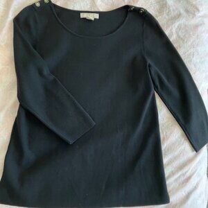 Banana Republic Black Boatneck Sweater Size Medium. Never worn.
